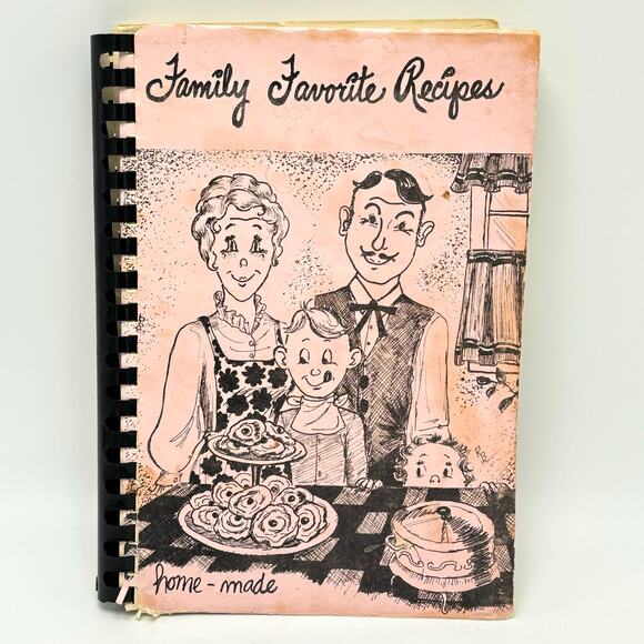 Vintage 70s Cookbook Wilbur Creston Lincoln Washington Family Favorite Recipes - Picture 1 of 6